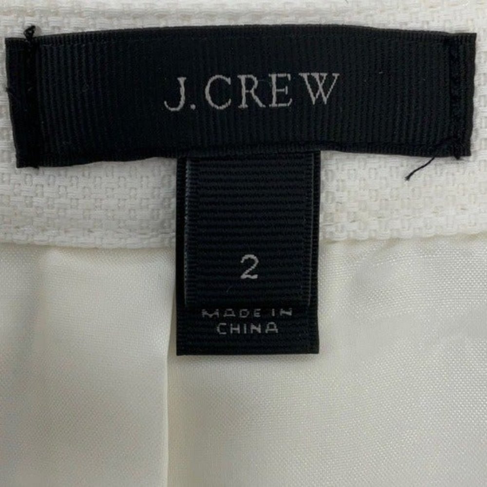 J.Crew Lace Stripe A-Line Skirt w/Pockets Size 2 - Picture 5 of 6